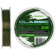 Леска Brain Classic Carp Line 3D (camo) 300m 0.35mm 25lb 10.7kg