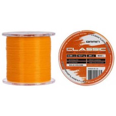 Леска Brain Classic Carp Line (solid orange) 600m 0.35mm 25lb 10.7kg