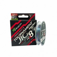 Шнур Intech Tournament Jig Style PE X8 Multicolor 150m #0.6 (9.2lb / 4.2kg)