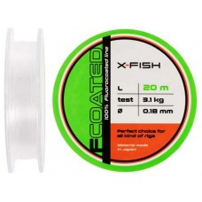 Флюорокарбон X-Fish FCoated 20m 0.18mm 3.1kg