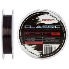 Леска Brain Classic Carp Line (dark brown) 150m 0.30mm 20lb 8.8kg