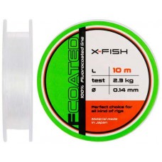 Флюорокарбон X-Fish FCoated 10m 0.14mm 2.3kg