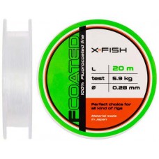 Флюорокарбон X-Fish FCoated 20m 0.28mm 5.9kg