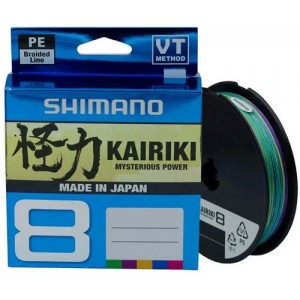 Шнур Shimano Kairiki 8 PE 300m (Multi Color) 0.315mm 33.5kg
