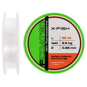 Флюорокарбон X-Fish FCoated 10m 0.28mm 5.9kg