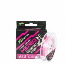 Шнур Intech MicroN PE X4 100m #0.15 (4.4lb / 2.0kg)