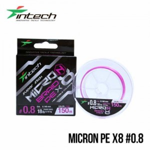 Шнур Intech MicroN PE X8 150m #0.8 (18lb / 8.16kg)