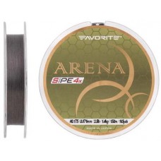 Шнур Favorite Arena PE 4x 150m (silver gray) #0.175/0.071mm 3.5lb/1.4kg
