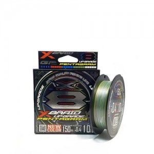 Шнур YGK X-Braid Upgrade Pentagram X8 150m #0.4 (10lb / 4.54kg)