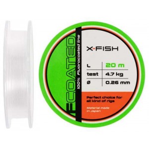 Флюорокарбон X-Fish FCoated 20m 0.26mm 4.7kg