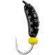 Мормышка вольфрамовая Viking Fishing Shrimp+bead 0.37g 7mm Black+Y (5шт)