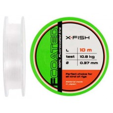 Флюорокарбон X-Fish FCoated 10m 0.37mm 10.8kg