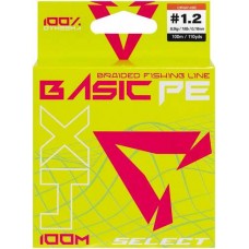 Шнур Select Basic PE Orange 100m #1.2/0.16mm 18lb/8.3kg