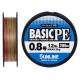 Шнур Sunline Basic PE 200m (Multi Color) #0.8/0.153mm 12lb/6kg