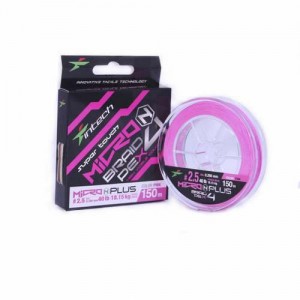 Шнур Intech MicroN Plus PE X4 150m #2.5 (40lb / 18.14kg) Шнур Intech MicroN Plus PE X4 150m #2.5 (40lb / 18.14kg)