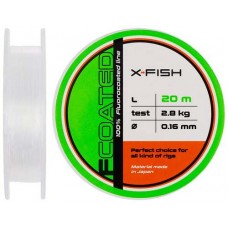 Флюорокарбон X-Fish FCoated 20m 0.16mm 2.8kg