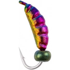 Мормышка вольфрамовая Viking Fishing Shrimp+bead 0.37g 7mm Rainbow (5шт)