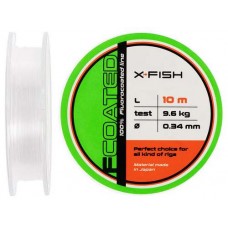 Флюорокарбон X-Fish FCoated 10m 0.34mm 9.6kg