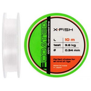 Флюорокарбон X-Fish FCoated 10m 0.34mm 9.6kg