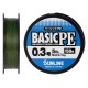 Шнур Sunline Basic PE 150m (Dark Green) #0.3/0.094mm 5lb/2.1kg