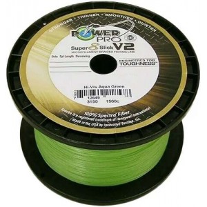 Шнур Power Pro Super 8 Slick V2 (Aqua Green) 2740m 0.28mm 44lb/20.0kg