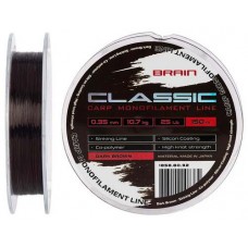 Леска Brain Classic Carp Line (dark brown) 150m 0.35mm 25lb 10.7kg