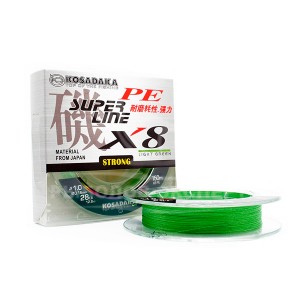 Шнур Kosadaka PE Super Line X8 зеленый