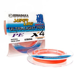 Шнур Kosadaka PE Ultra Pro X4 колір помаранчевий