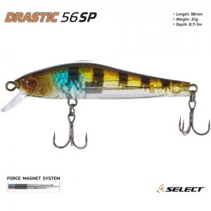 Воблер Select Drastic 56SP колір 22