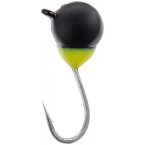 Мормышка вольфрамовая Viking Fishing Round+drop 0.18g 2.5mm Black (5шт)