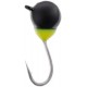 Мормышка вольфрамовая Viking Fishing Round+drop 0.18g 2.5mm Black (5шт)