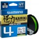 Шнур Shimano Kairiki 4 PE 150m (Mantis Green) 0.13mm 7.4kg