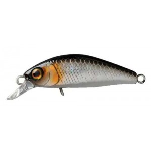 Воблер Jackall Chubby Minnow 35SP 35mm 2.3g HL Silver&Black