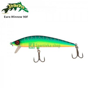 Воблер Strike Pro Euro Minnow 90F колір A204S