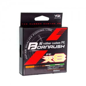 Шнур YGK Bornrush PE X8 300m #0.6 (15lb / 6.80kg)