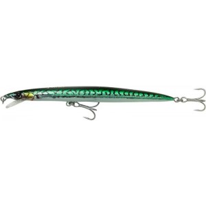 Воблер Savage Gear Sandeel Jerk Minnow F цвет Green mackerel PHP