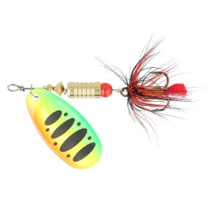 Блешня ZEOX Dominator №3 6г 015 Fluo Tiger/Black Dot