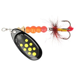 Блешня ZEOX Dominator №4 9г 011 Black/Yellow Dot