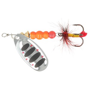 Блесна ZEOX Dominator №4 9г 008 Silver/Black Dot