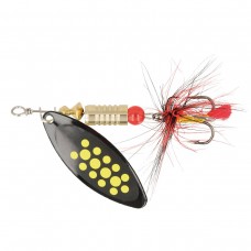 Блешня ZEOX Reactive Long №2 6г 011 Black/Yellow Dot