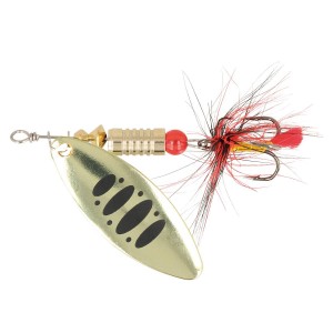 Блешня ZEOX Reactive Long №2 6г 009 Gold/Black Dot