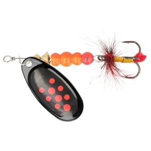 Блешня ZEOX Dominator №4 9г 010 Black/Red Dot