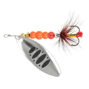 Блешня ZEOX Reactive Long №4 13г 008 Silver/Black Dot