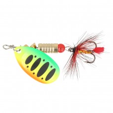 Блешня ZEOX Reactive №3 6г 015 Fluo Tiger/Black Dot