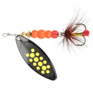 Блешня ZEOX Reactive Long №4 13г 011 Black/Yellow Dot