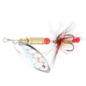 Блешня ZEOX Reactive Long №2 6г 007 Silver/Holo