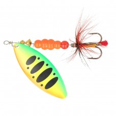 Блешня ZEOX Reactive Long №4 13г 015 Fluo Tiger/Black Dot